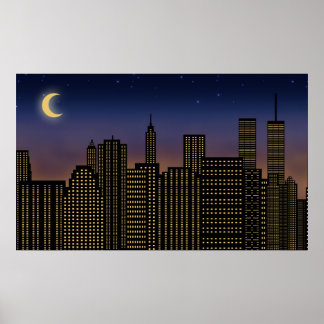 Poster Manhattan Skyline