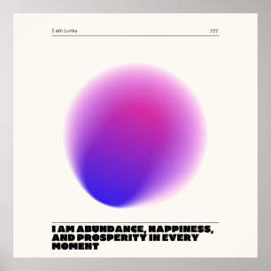 Poster manifestation d'affirmations quotidiennes