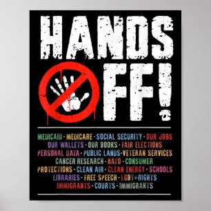 Poster Manifestation De Sécurité Sociale Et Medicare Pro