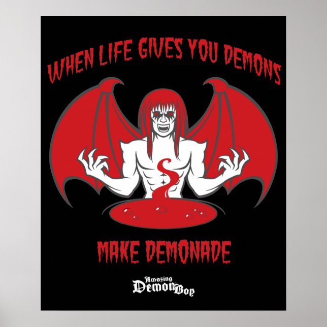 Poster Manifestation Extraordinaire de Demon Boy (Devant)