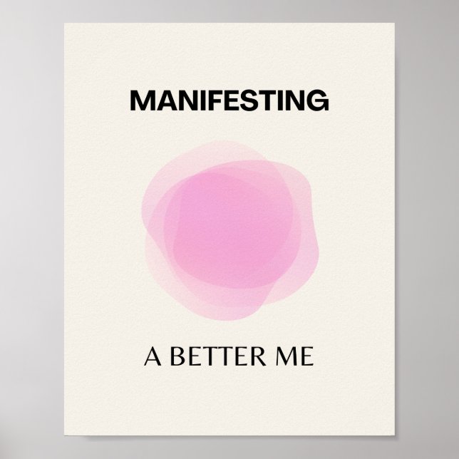 Poster Manifestation, Manifestation, Spiritualité Positiv (Devant)