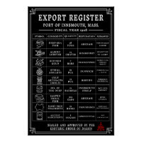 Manifeste d'expédition d'Innsmouth Mer profonde Vi
