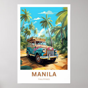 Poster Manille Philippines - Imprimer