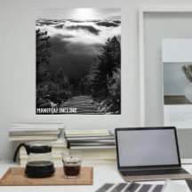 Manitou Incline Sunrise Noir & Blanc