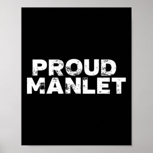 Poster Manlet Fière Bodybuilding Courte