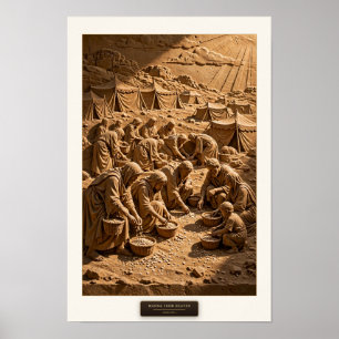 Poster MANNE DU CIEL - Exode 16:15 (Propre)