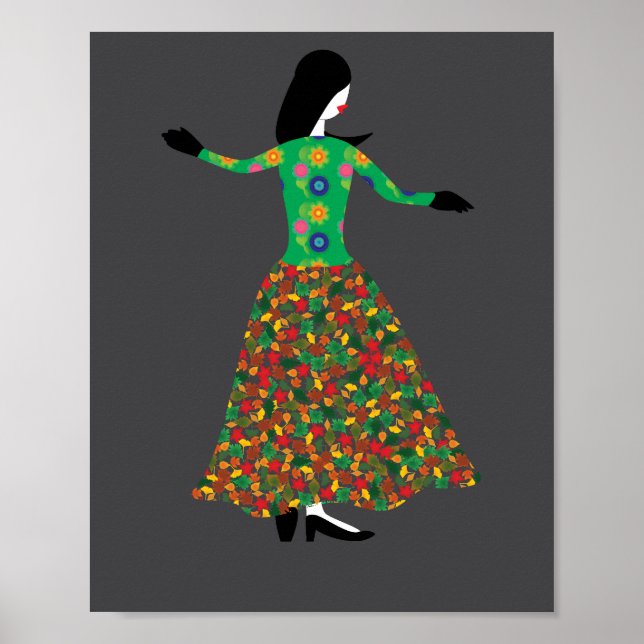 Poster Mannequin de mode 01 (Devant)