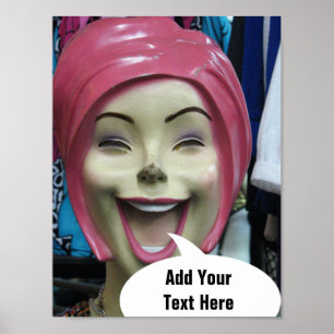 Poster Mannequin fou de rire ~ Uncanny Valley Girl