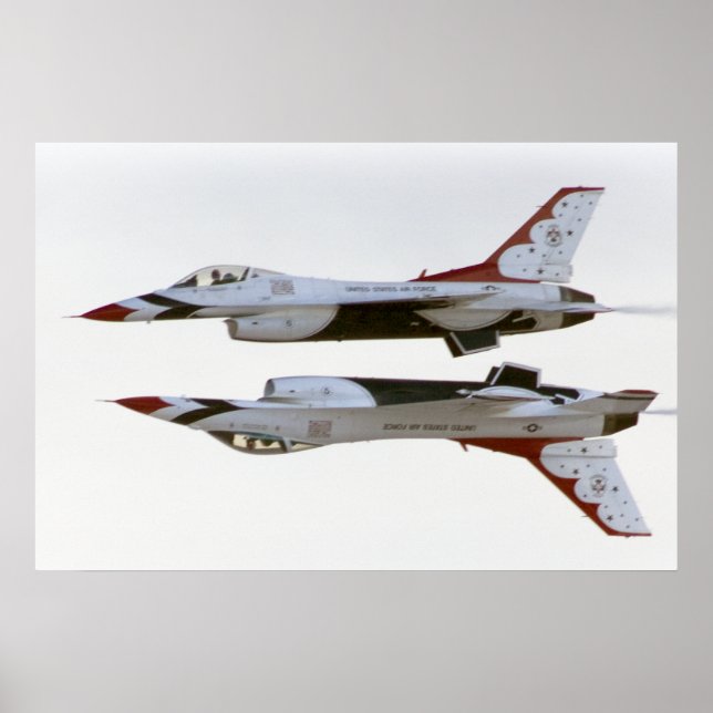 Poster Manoeuvre Thunderbirds - Miroir (Devant)