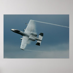 Poster Manoeuvres A-10 à grande vitesse