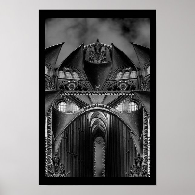Poster Mansion gothique (Devant)
