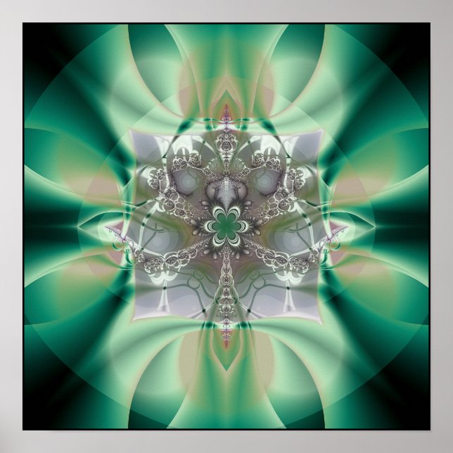 Poster mante de prière : modèle éthérique (Devant)