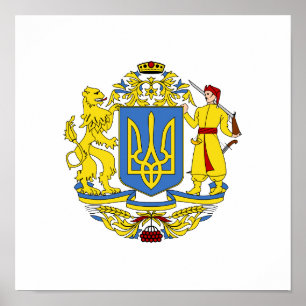 Poster Manteau de l'Ukraine des bras