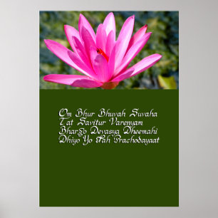 Poster Mantra de Gayatri