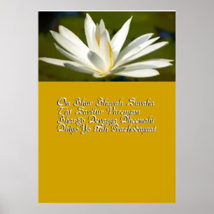 Poster Mantra de Gayatri