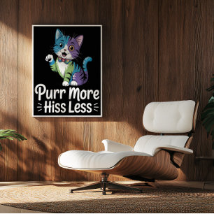 Poster Mantra harmonieux Feline