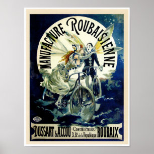 Poster Manufacture Roubaisienne Bicycles