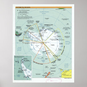 Poster Map of Antarctica (2000)