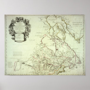 Poster Map of Canada