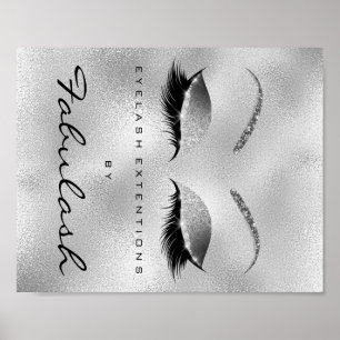 Poster Maquillage Beauté Nom du salon Parties scintillant