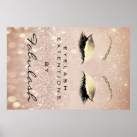 Maquillage Beauté Salon Nom Rose Gold Blush Eyebro