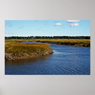 Poster Marais de Scarborough (eau salée) Maine