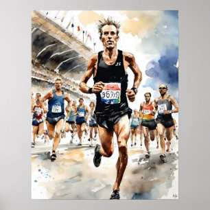Poster Marathon Man Art Print