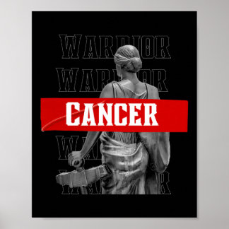 Poster Marathon T, Guerrier De Sensibilisation Au Cancer