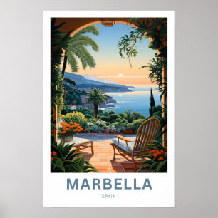 Poster Marbella Espagne Imprimer Voyage