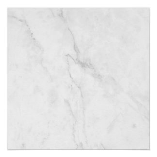 Poster Marbre Blanc