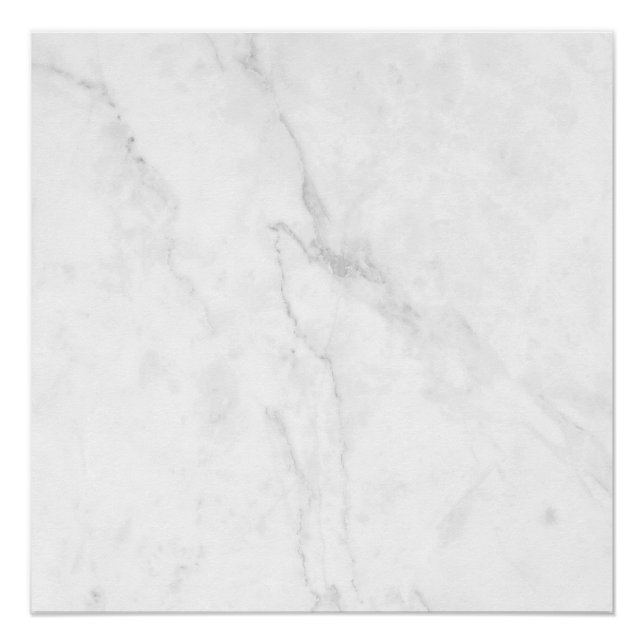 Poster Marbre Blanc (Devant)