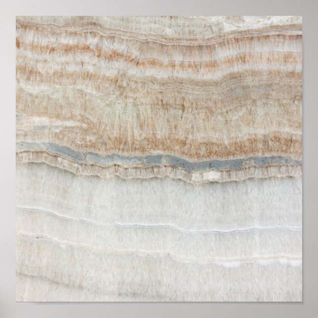 Poster marbre gris clair et blanc minimaliste, moderne et (Devant)