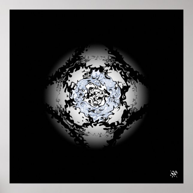 Poster Marbre (n° 0.1 série de marbres) (Devant)