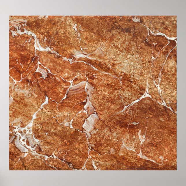 Poster Marbre Naturel, Luxe Oriental. (Devant)