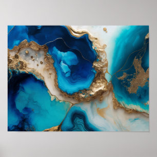Poster Marbre pastel