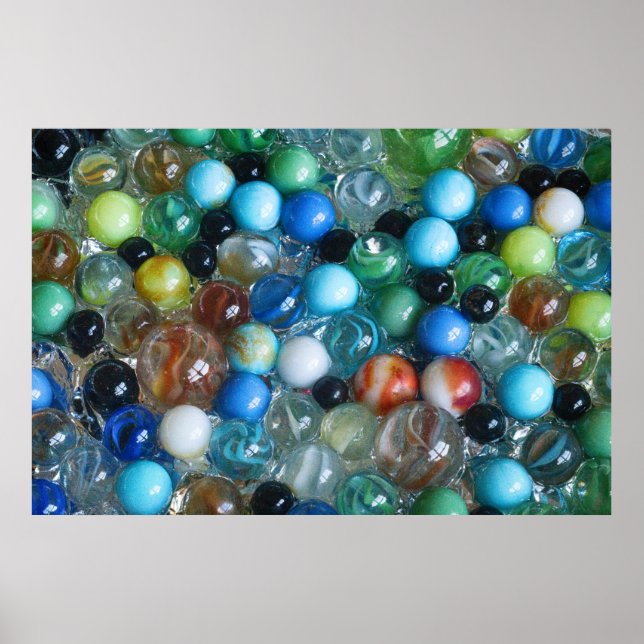 Poster Marbres de verre (Devant)
