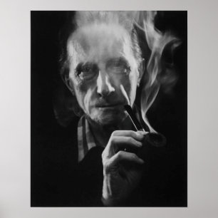 Poster Marcel Duchamp (avec tuyau) Beaux-Arts Imprimer