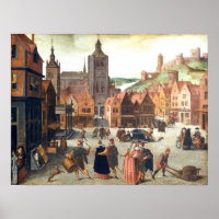 Marché à Bergen - Abel Grimmer Art