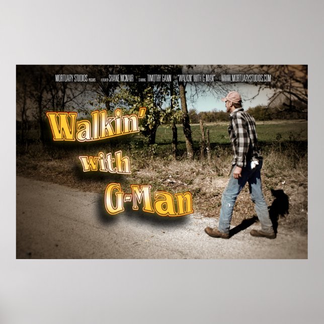 Poster Marche avec G-Man (Devant)