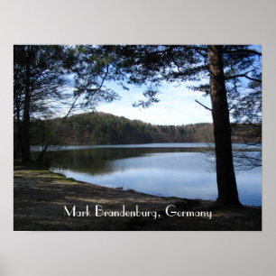 Poster Marche de Brandebourg, Allemagne