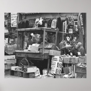 Poster Marché de Brownsville, Brooklyn : 1962