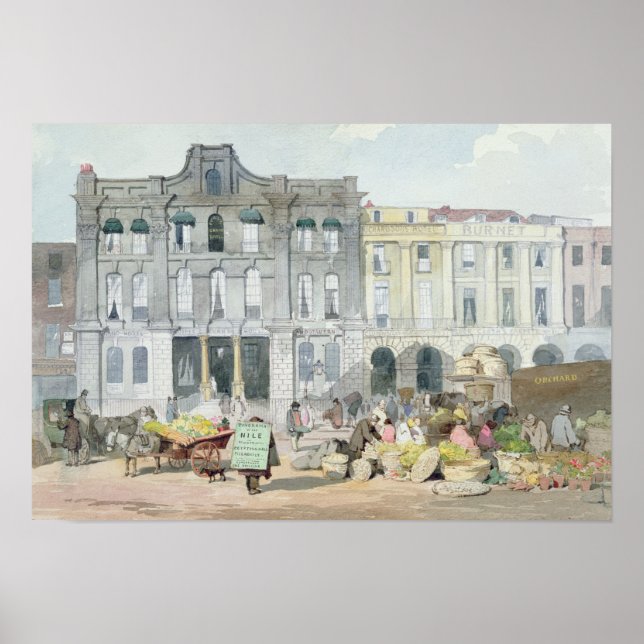 Poster Marché de Covent Garden (Devant)