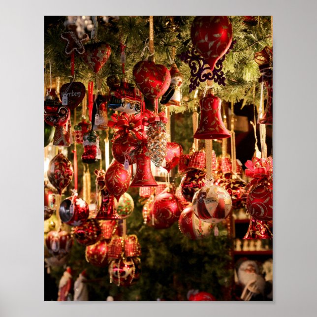 Poster Marché de Noël (Devant)