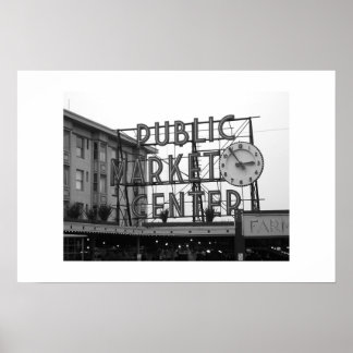 Poster Marché de Pike Place