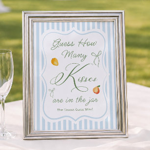 Poster Marché de Producteurs Réception de Mariage Devinez