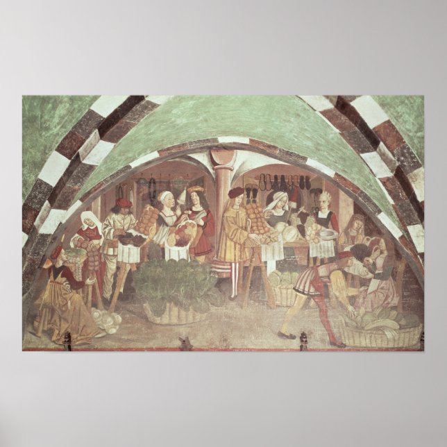 Poster Marché des fruits et légumes (Devant)