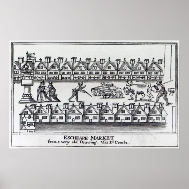 Poster Marché Escheape (Devant)