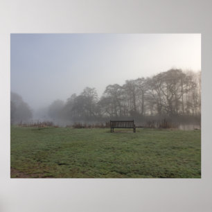 Poster Marche matinale d'hiver dans le parc
