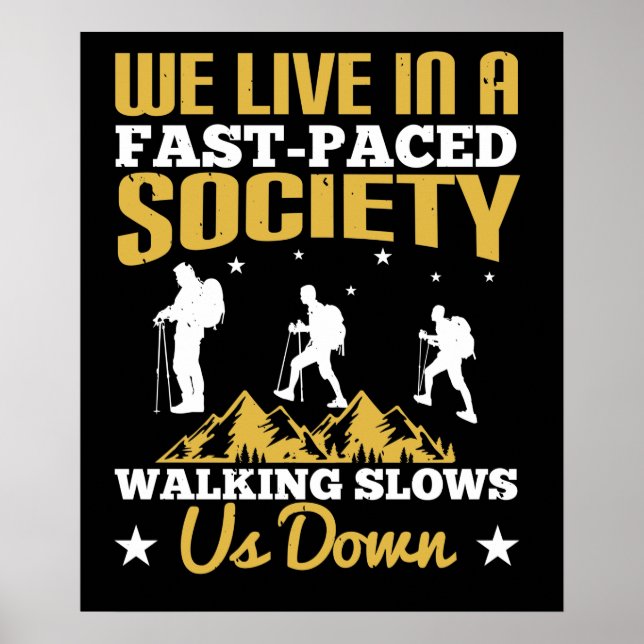 Poster Marche - Nous Ralentit (Devant)