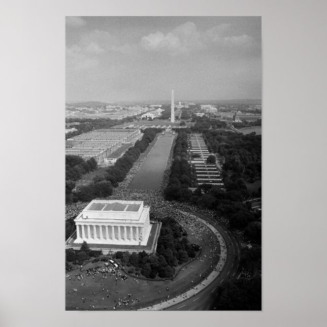 Poster Marche pour les droits civiques à Washington - 196 (Devant)